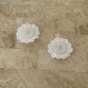 Tea light Holder, Hand Crafted (Set/2)